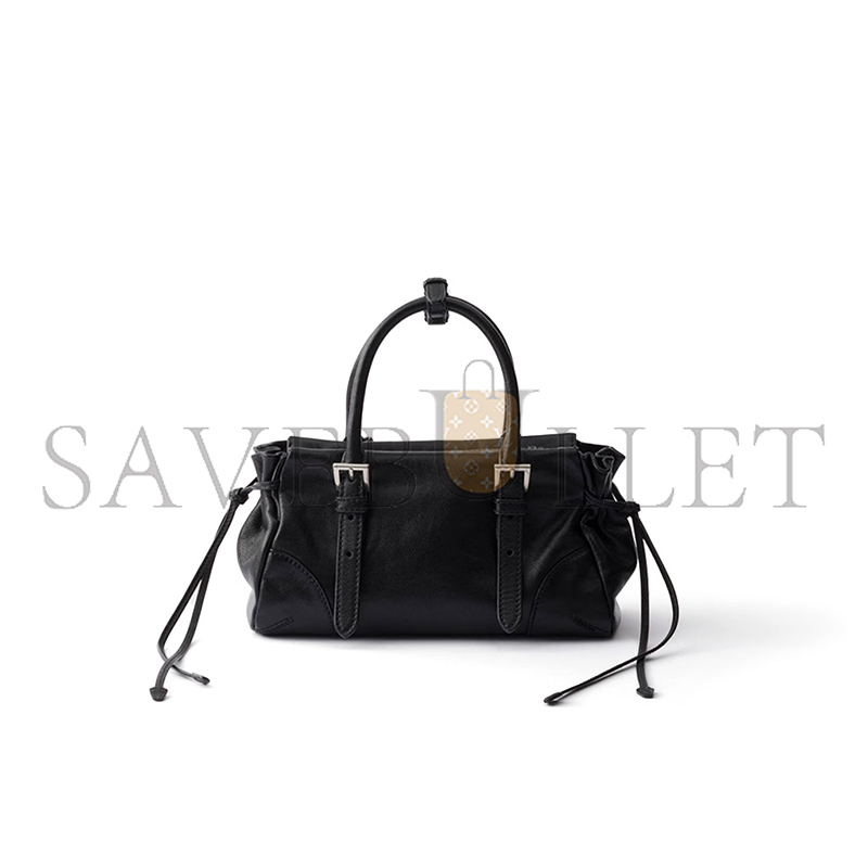 PRADA KARIN SMALL LEATHER BAG 1BA499 (24*14*9cm)